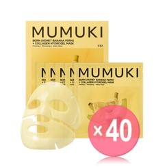 MUMUKI - Honey Banana BDRN Hydrogel Mask Set (x40) (Bulk Box)