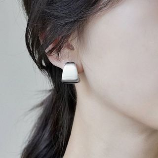 Hansha-Brushed Alloy Earring