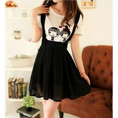black skirt jumper