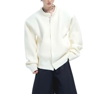 kooklay-Round Neck Beaded Cardigan