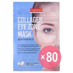 PUREDERM - Collagen Eye Zone Mask 30pcs (x80) (Bulk Box)