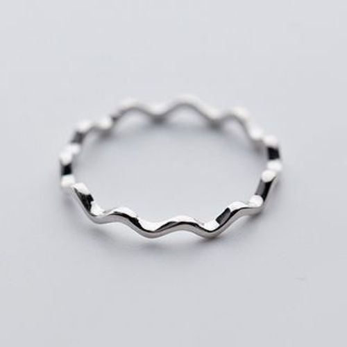 925 Sterling Silver Wavy Ring