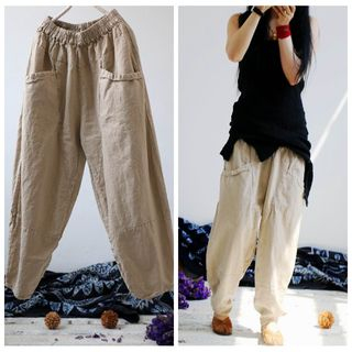 Rumplesilk - Plain Baggy Pants | YesStyle