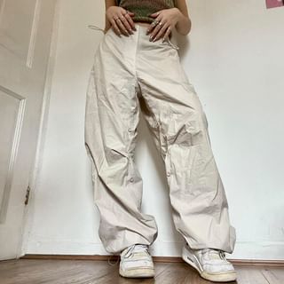 Sosana - High Waist Wide Leg Cargo Pants | YesStyle
