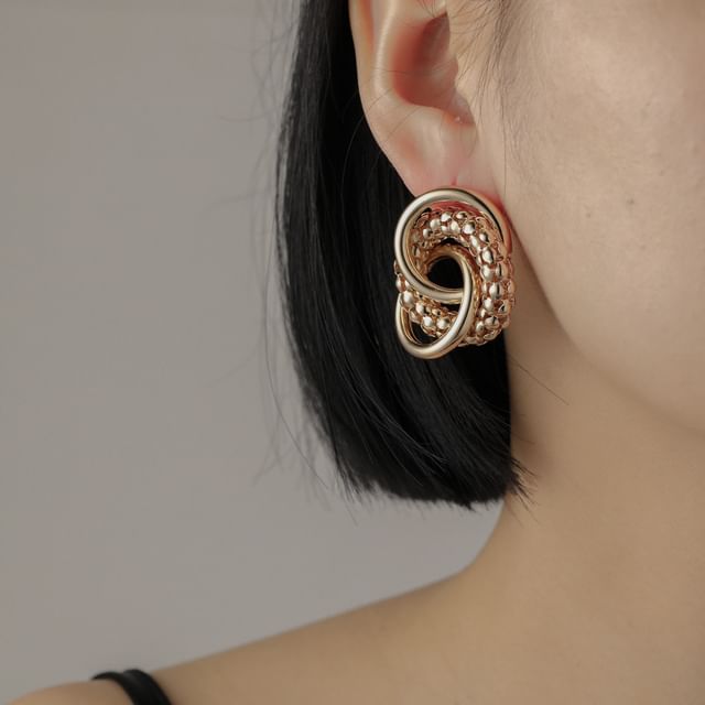 Hansha-Layered Hoop Earring