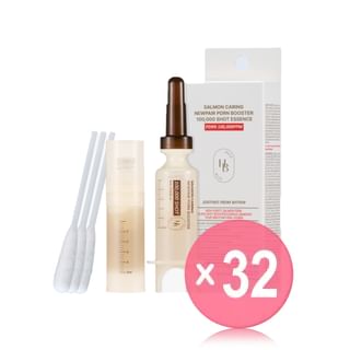 HEVEBLUE - Salmon Caring Newpair PDRN Booster 100,000 Shot Essence 1pc Set (x32) (Bulk Box)