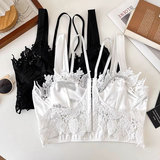DIYI-Plain Panel Bra Top