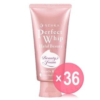 Shiseido - Senka Perfect Whip Halal Beauty Gentle Rose + Fuji Sakura Beauty Face Foam (x36) (Bulk Box)