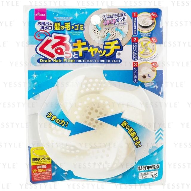 DAISO Drain Hair Filter YesStyle