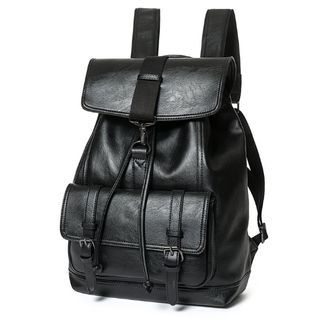 TESU Faux Leather Backpack | YesStyle