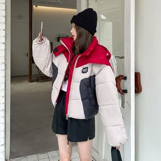 Hooded Fluffy Oversized Zip Jacket