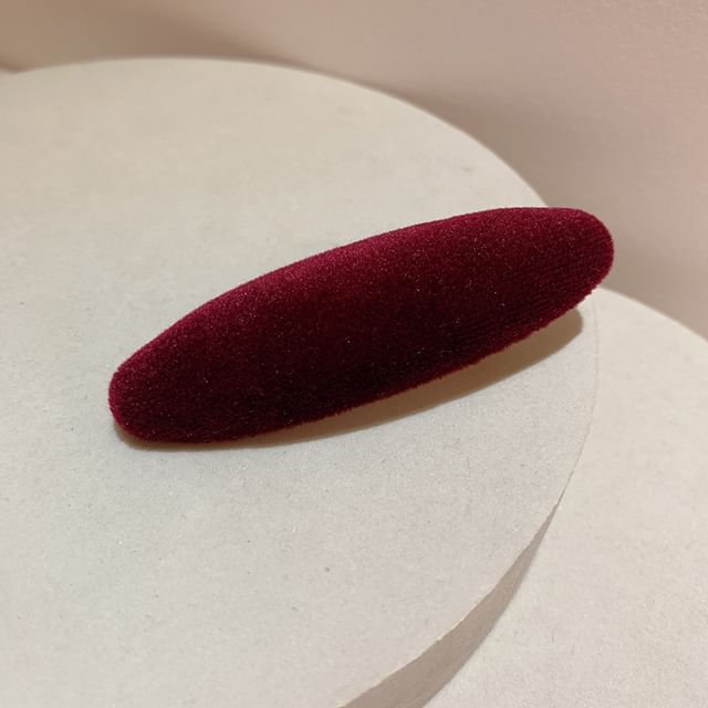 Jael-Plain Velvet Hair Clip