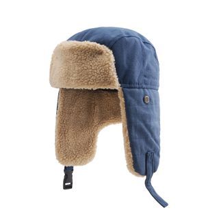 Fleece lined store trapper hat