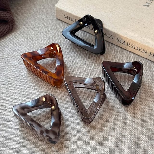Rodiv-Plain Triangle Hair Claw