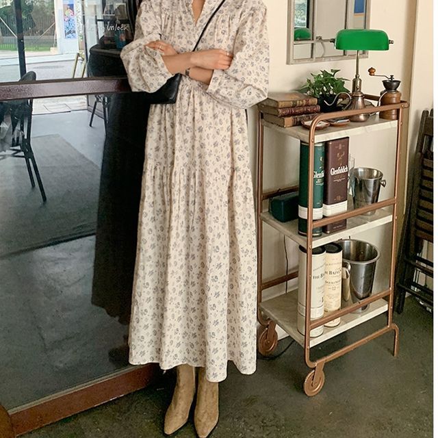 sweater vest midi dress