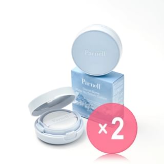 Parnell - Glacial Biome Water No-Sebum Cushion 2pcs Bundle Set