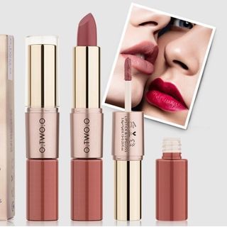 O.TWO.O - 2 in 1 Matte Liquid Lipstick - 4 Colours