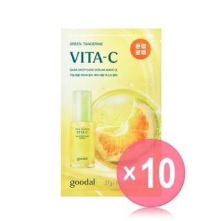 Goodal - Green Tangerine Vita C Dark Spot Care Serum Mask Alpha (x10) (Bulk Box)