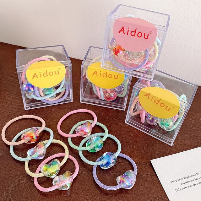 enthice-Set Resin Hair Tie various designs