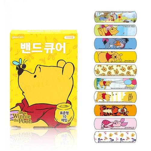 glancure - Disney Winnie The Pooh Adhesive Bandage Basic