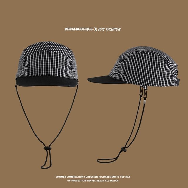 Raconteur-Plaid Baseball Cap