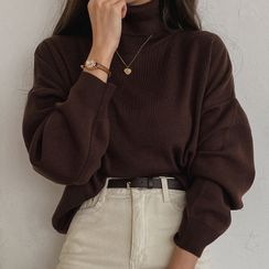 MERONGSHOP - Turtle-Neck Sweater in 10 Colors MERONGSHOP - Turtle-Neck Sweater in 10 Colors