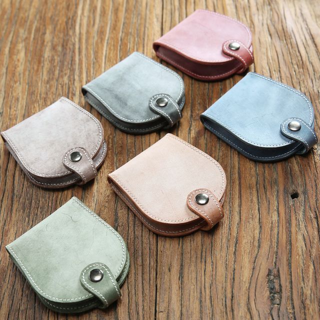 Wavecho-Genuine Leather Coin Pouch