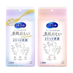 Unicharm - Silcot Skin Friendly Makeup Remove & Wiping Multi Facial Towel