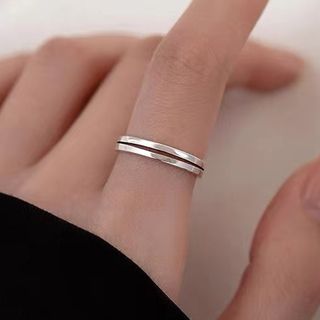 Parskletie-Polished Sterling Silver Open Ring