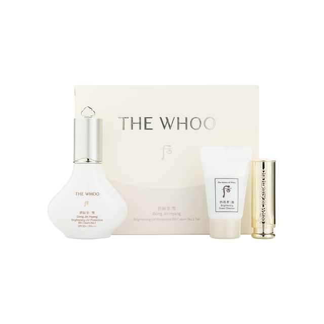 THE WHOO-Gongjinhyang Brightening UV Protective BB Cream Set - Coffret BB crème illuminatrice protection UV - 2 teintes