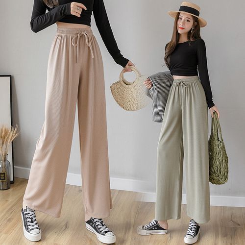 Gaius - Drawstring Cropped Wide-Leg Pants | YesStyle