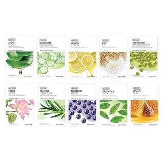 Buy THE FACE SHOP Real Nature Face Mask Assorted Set 10 pcs in Bulk | AsianBeautyWholesale.com