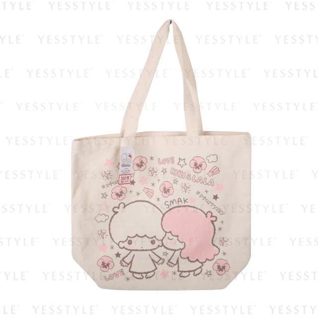 DAISO Sanrio Little Twin Stars Tote Bag YesStyle