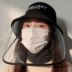 Pompabee - Lettering Transparent Panel Bucket Hat Pompabee - Lettering Transparent Panel Bucket Hat