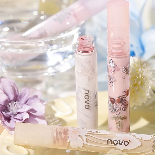 Novo Flowers Series Mirror Lip Glaze 4 Colours 2.5g