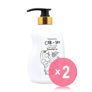Elizavecca - Cer-100 Collagen Coating Hair Muscle Shampoo 2pcs Bundle Set