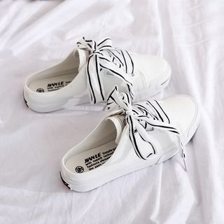 canvas mule sneakers