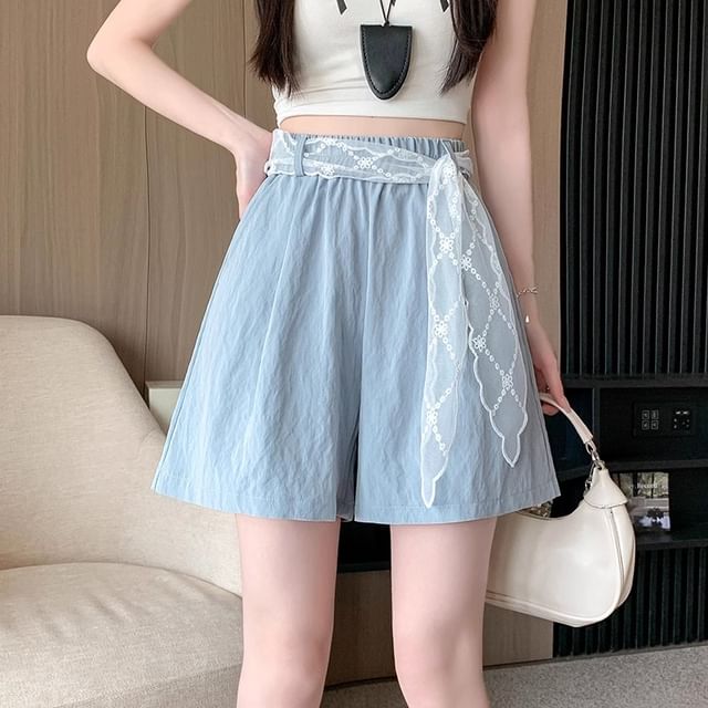 Dragan Pulse-Elastic Waist Plain Shorts