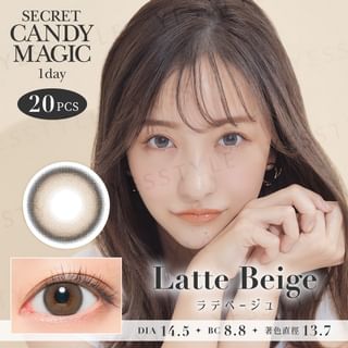 Buy Candy Magic - Secret Candy Magic 1 Day Color Lens Latte Beige 20 ...