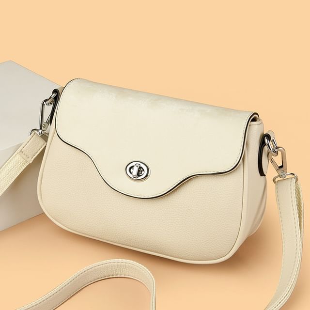 Mayanne-Genuine Leather Flap Crossbody Bag