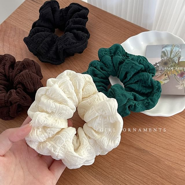 Chimerro-Plain Mesh Scrunchie