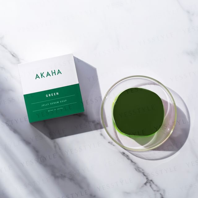 AKAHA-Jelly Serum Soap Green