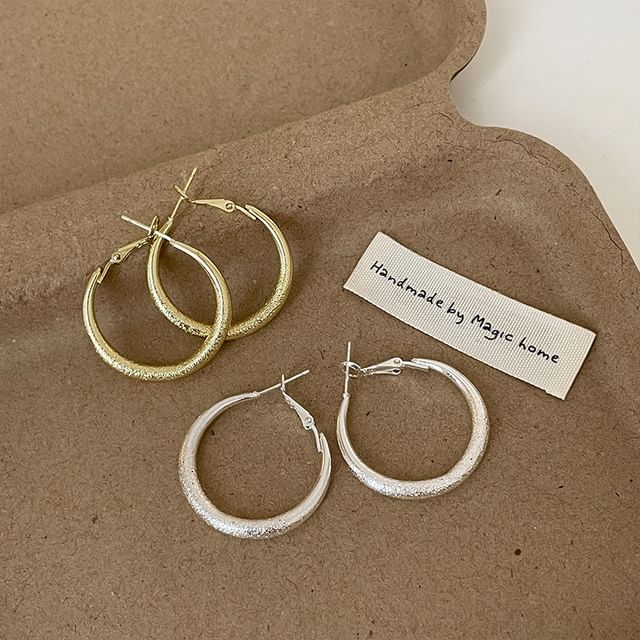 Panda Dama-Hoop Earring