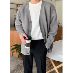 JOGUNSHOP - V-Neck Boxy Cardigan JOGUNSHOP - V-Neck Boxy Cardigan