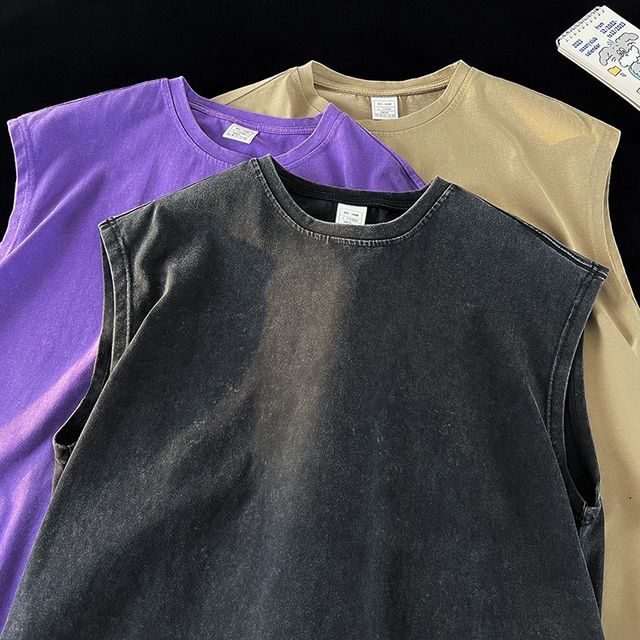 Ninine-Round Neck Plain Tank Top