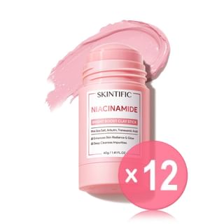 SKINTIFIC - Niacinamide Bright Boost Clay Stick (x12) (Bulk Box)