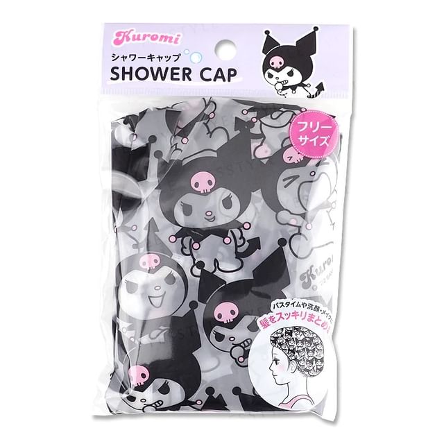 DAISO Sanrio Kuromi Shower Cap YesStyle