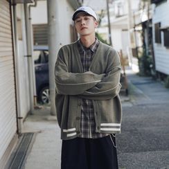 SuperLittle - 條紋針織開衫 SuperLittle - 條紋針織開衫