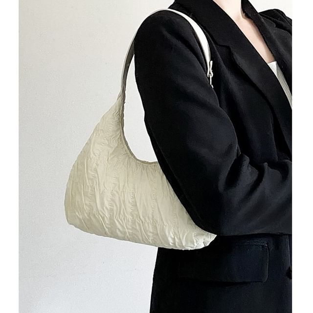 Bolso-Ruched Shoulder Bag