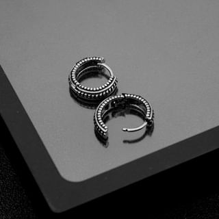 Juanitro-Stainless Steel Hoop Earring